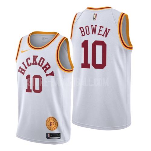 2019-20 indiana pacers brian bowen 10 white classic edition men's replica jersey