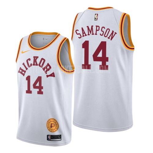 2019-20 indiana pacers jakarr sampson 14 white classic edition men's replica jersey