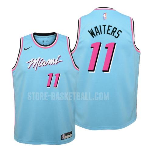 2019-20 miami heat dion waiters 11 blue city edition youth replica jersey