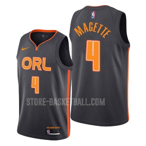 2019-20 orlando magic josh magette 4 black city edition men's replica jersey