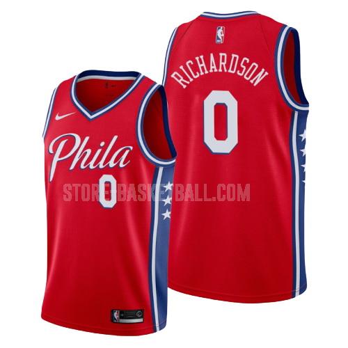 2019-20 philadelphia 76ers josh richardson 0 red statement men's replica jersey