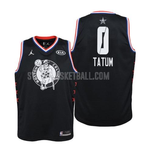 2019 boston celtics jayson tatum 0 black nba all-star youth replica jersey