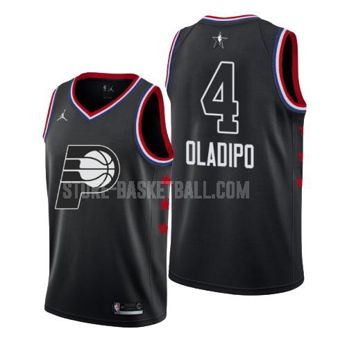 2019 indiana pacers victor oladipo 4 black nba all-star men's replica jersey