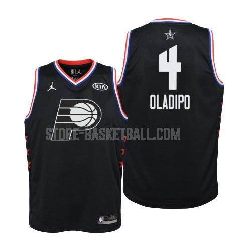 2019 indiana pacers victor oladipo 4 black nba all-star youth replica jersey