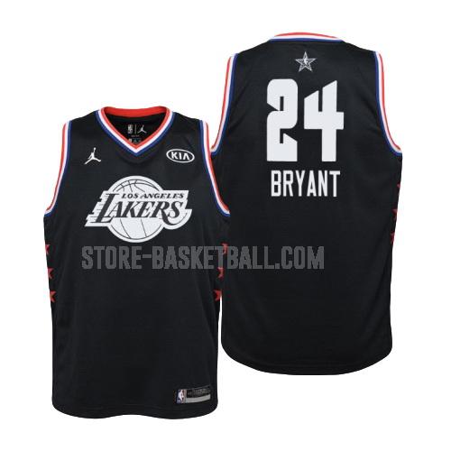 2019 los angeles lakers kobe bryant 24 black nba all-star youth replica jersey