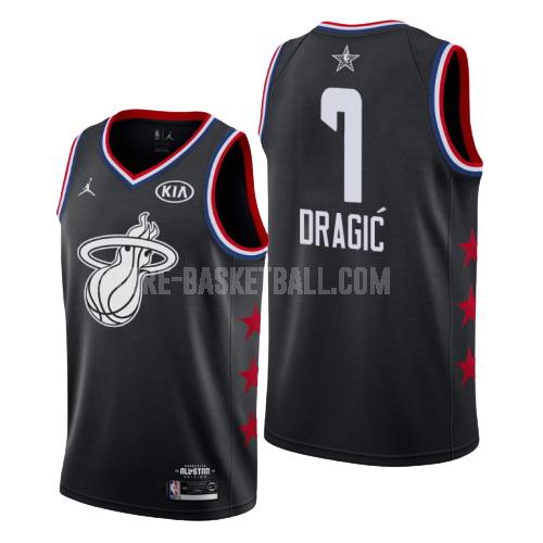 2019 miami heat goran dragic 7 black nba all-star men's replica jersey