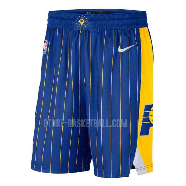 2020-21 indiana pacers blue city edition men's nba short
