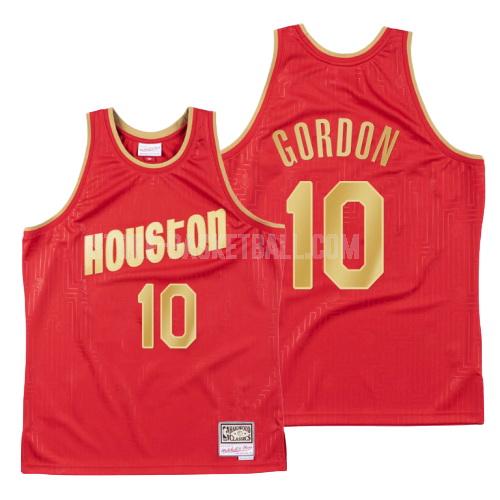 2020 houston rockets eric gordon 10 red throwback men's replica jersey