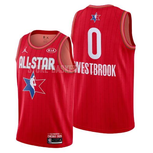 2020 houston rockets russell westbrook 0 red nba all-star men's replica jersey