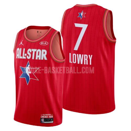 2020 toronto raptors kyle lowry 7 red nba all-star men's replica jersey