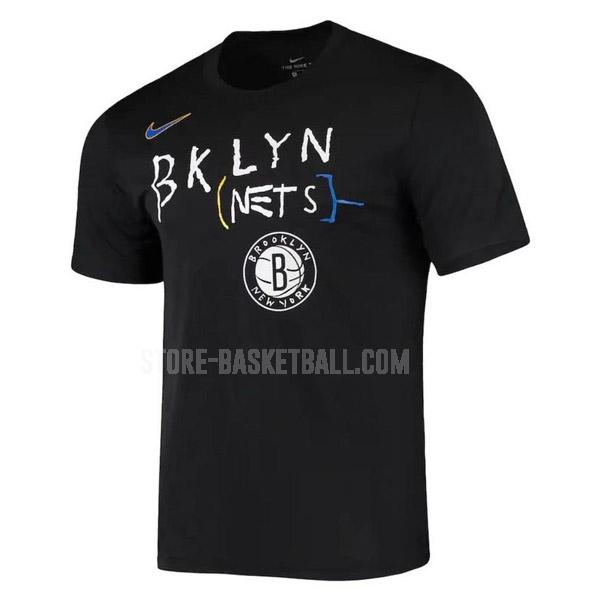 2021 brooklyn nets black 417a26 men's t-shirt