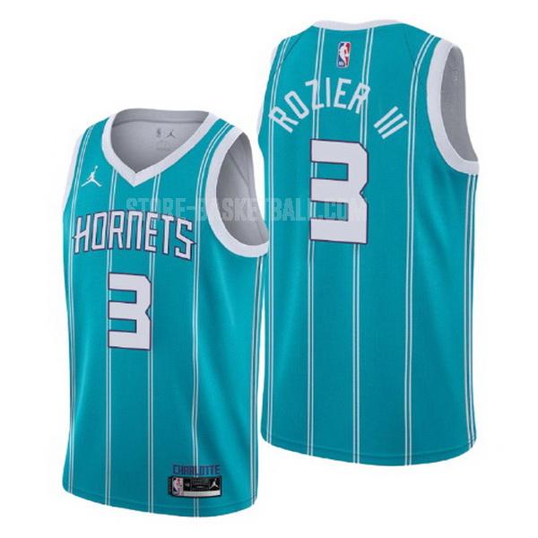 2021 charlotte hornets terry rozier iii 3 green icon men's replica jersey