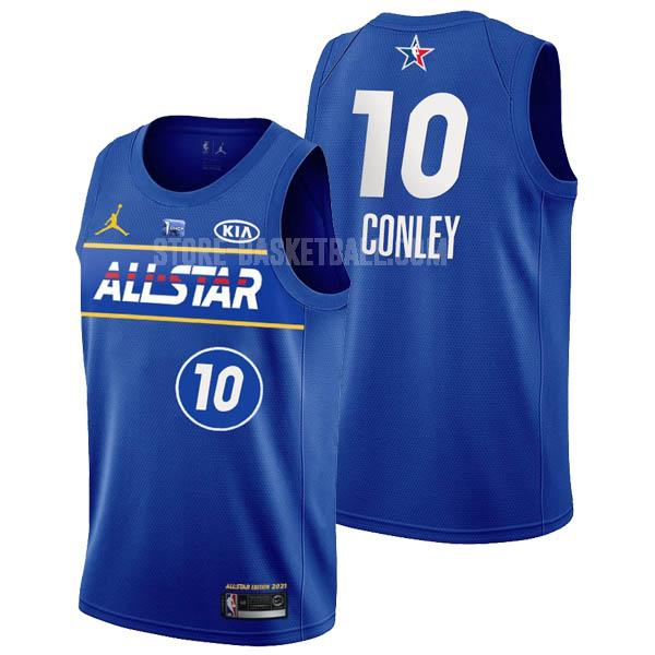 2021 mike conley 10 blue all-star men's replica jersey