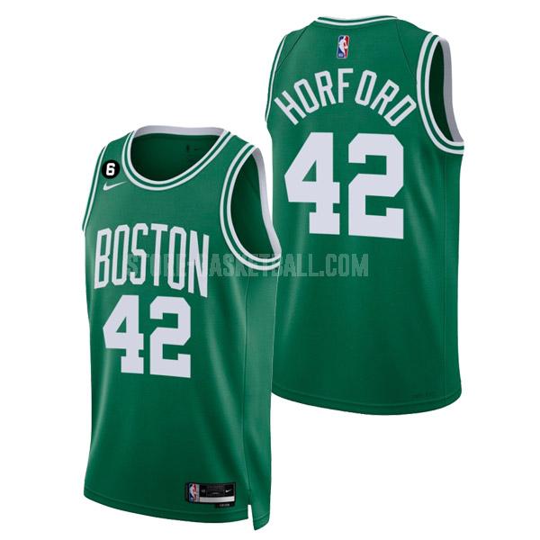 2022-23 boston celtics al horford 42 green icon edition men's replica jersey