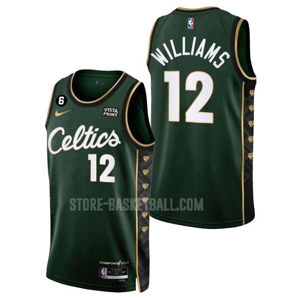 2022-23 boston celtics grant williams 12 green city edition men's replica jersey