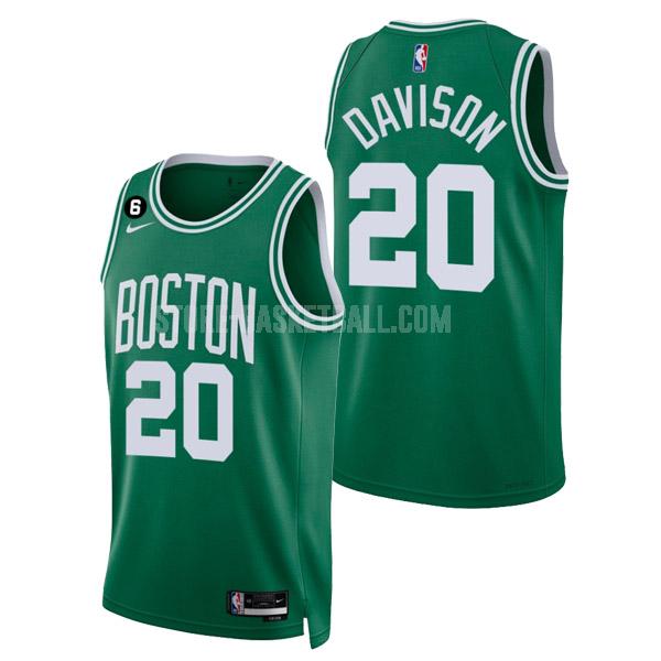 2022-23 boston celtics jd davison 12 green icon edition men's replica jersey