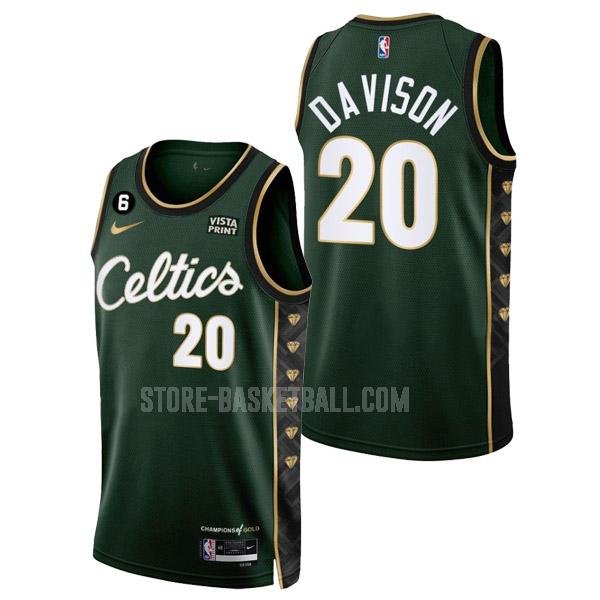 2022-23 boston celtics jd davison 20 green city edition men's replica jersey