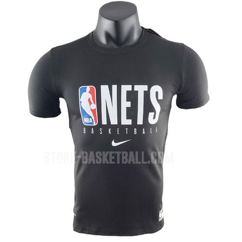 2022-23 brooklyn nets black 22822a1 men's basketball t-shirt