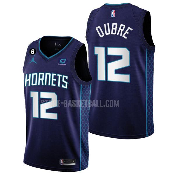 2022-23 charlotte hornets kelly oubre 12 purple statement edition men's replica jersey