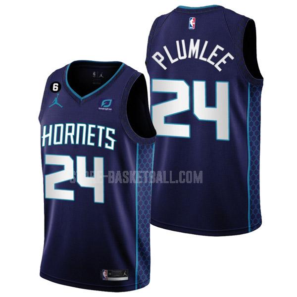 2022-23 charlotte hornets mason plumlee 24 purple statement edition men's replica jersey