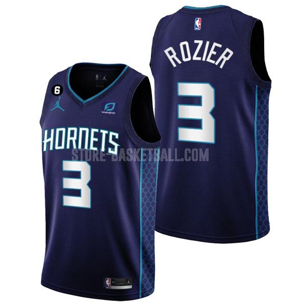 2022-23 charlotte hornets terry rozier 3 purple statement edition men's replica jersey