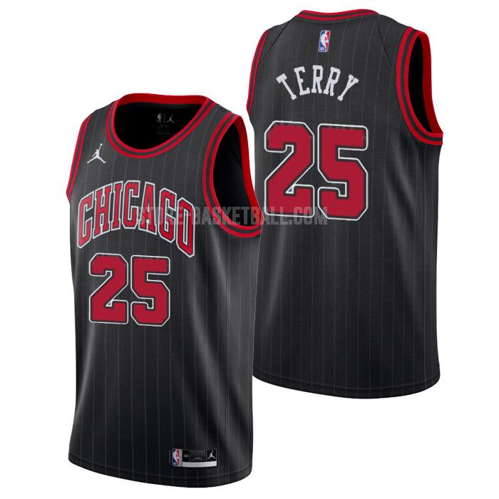 2022-23 chicago bulls dalen terry 25 black statement edition men's replica jersey