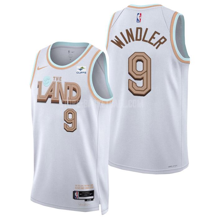 2022-23 cleveland cavaliers dylan windler 9 white city edition men's replica jersey