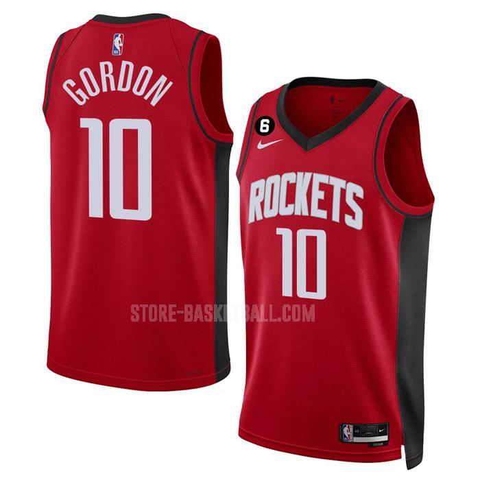 2022-23 houston rockets eric gordon 10 red icon edition men's replica jersey
