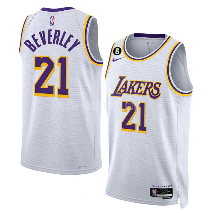 2022-23 los angeles lakers patrick beverley 21 white association edition men's replica jersey