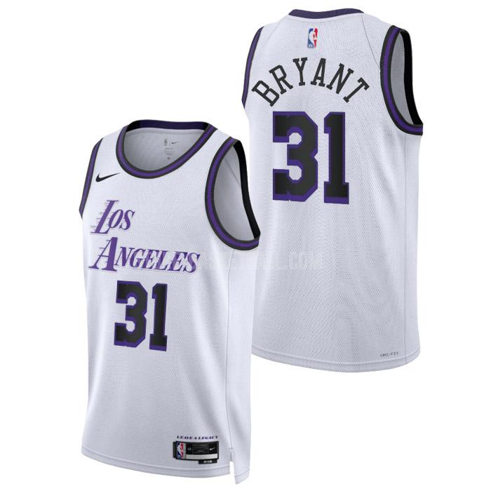 2022-23 los angeles lakers thomas bryant 31 white city edition men's replica jersey