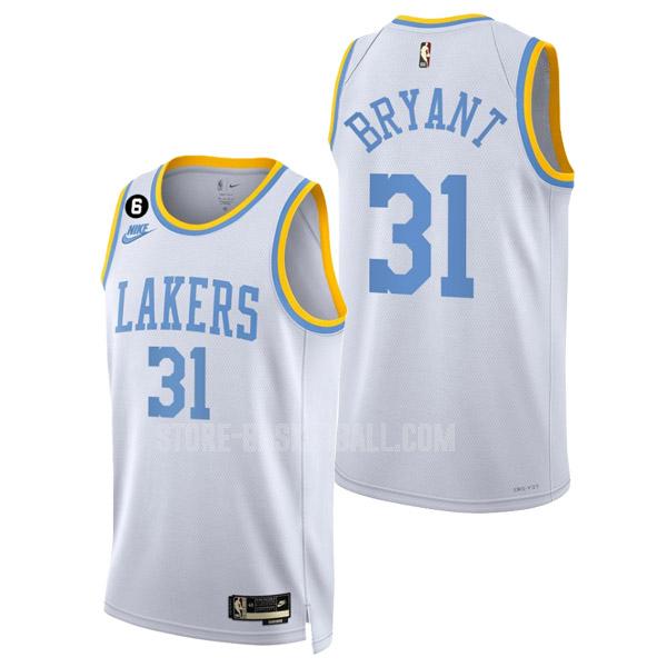 2022-23 los angeles lakers thomas bryant 31 white classic edition men's replica jersey
