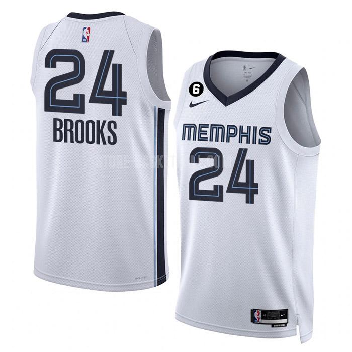 2022-23 memphis grizzlies dillon brooks 24 white association edition men's replica jersey