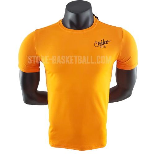 2022-23 nike air yellow 22822a11 men's basketball t-shirt