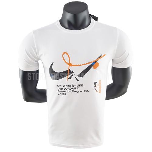 2022-23 nike off-white white 22822a22 men's basketball t-shirt