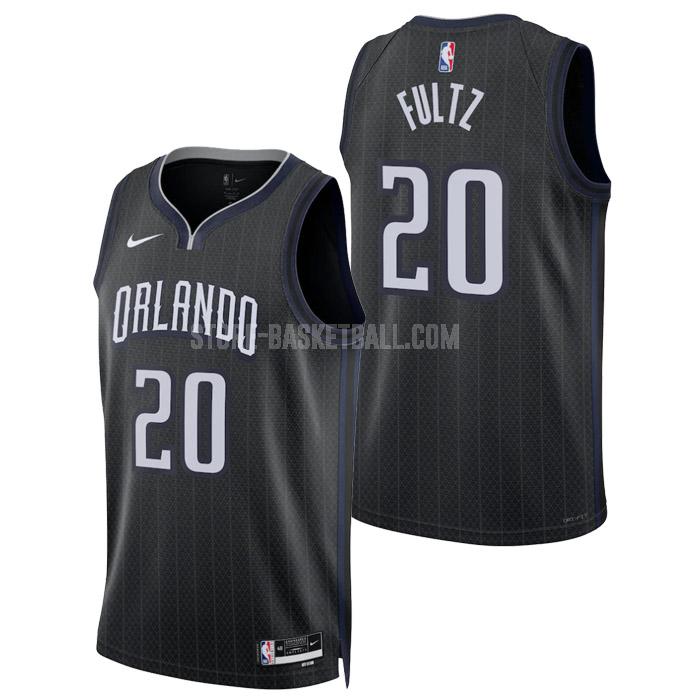 2022-23 orlando magic markelle fultz 20 black city edition men's replica jersey
