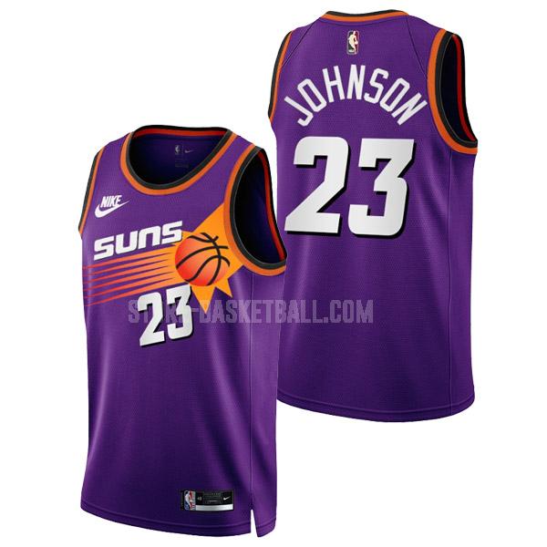 2022-23 phoenix suns cameron johnson 23 purple classic edition men's replica jersey
