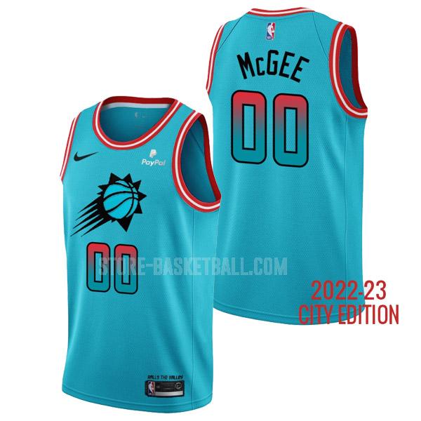 2022-23 phoenix suns javale mcgee 0 blue city edition men's replica jersey