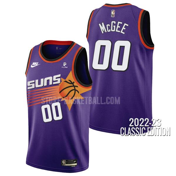 2022-23 phoenix suns javale mcgee 0 purple classic edition men's replica jersey