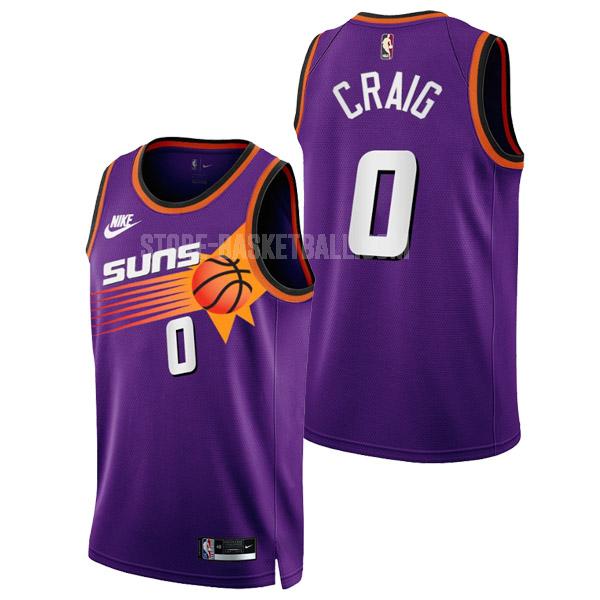 2022-23 phoenix suns torrey craig 0 purple classic edition men's replica jersey