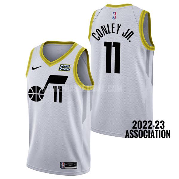 2022-23 utah jazz mike conley jr. 11 white association edition men's replica jersey