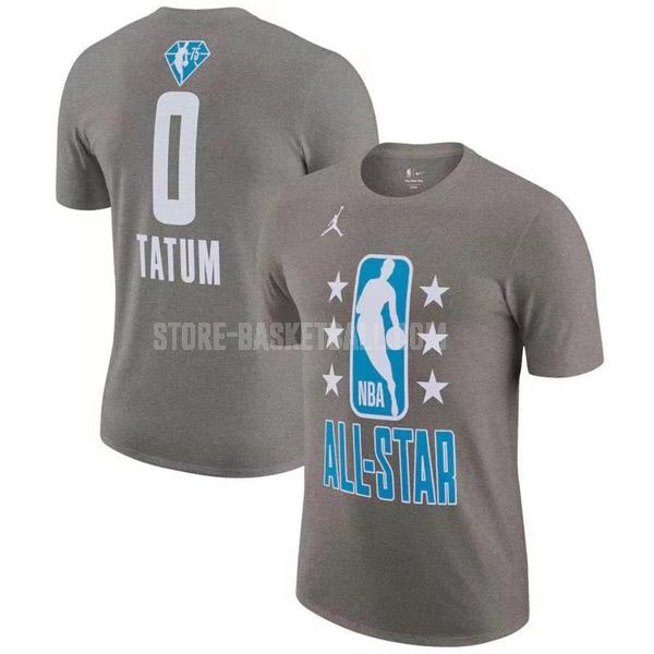 2022 all-star jayson tatum 0 gray men's t-shirt