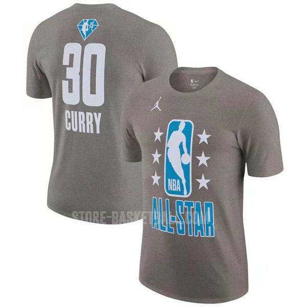 2022 all-star stephen curry 30 gray men's t-shirt