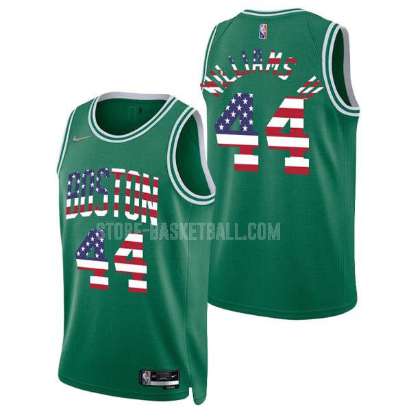 2022 boston celtics robert williams iii 44 green memorial day icon edition men's replica jersey