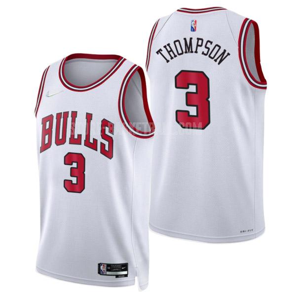 2022 chicago bulls tristan thompson 3 white association edition men's replica jersey