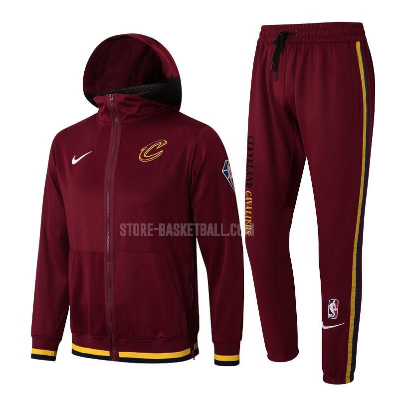 2022 cleveland cavaliers red hj016 men's hooded jacket