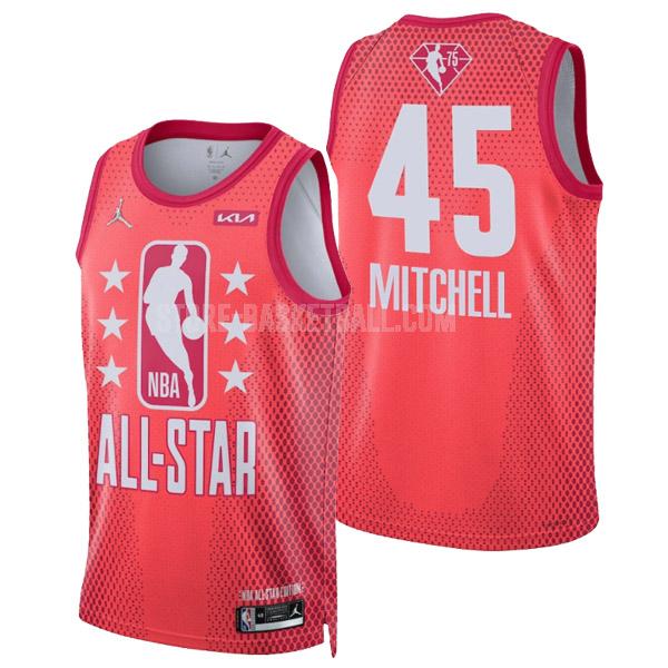 2022 donovan mitchell 45 red nba all-star men's replica jersey