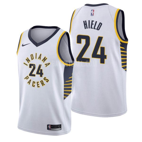 2022 indiana pacers buddy hield 24 white association edition men's replica jersey