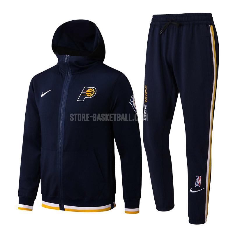 2022 indiana pacers navy hj021 men's hooded jacket