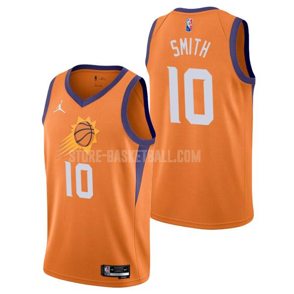 2022 phoenix suns jalen smith 10 orange 75th anniversary statement men's replica jersey