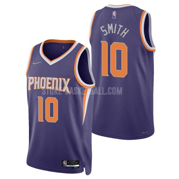 2022 phoenix suns jalen smith 10 purple 75th anniversary icon men's replica jersey